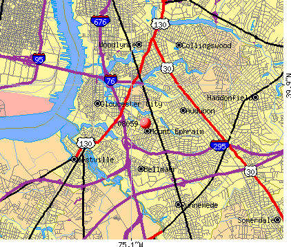 Mount Ephraim, NJ (08059) map