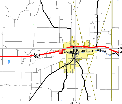 Mountain View, MO (65548) map