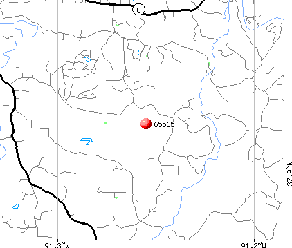 Steelville, MO (65565) map