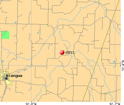 Niangua, MO (65713) map