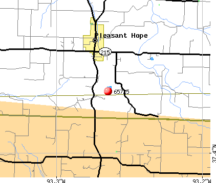 Pleasant Hope, MO (65725) map