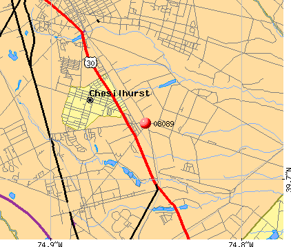 , NJ (08089) map