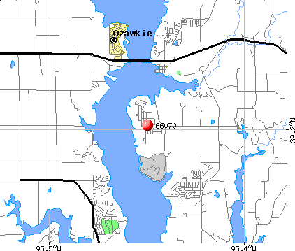 Ozawkie, KS (66070) map