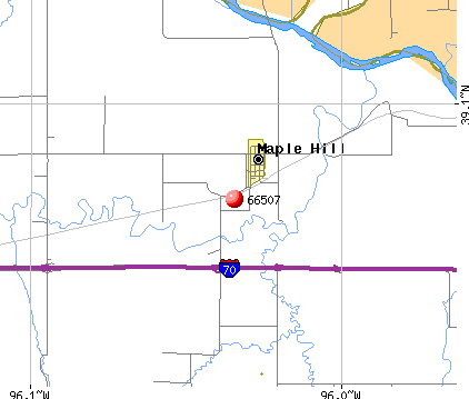 Maple Hill, KS (66507) map