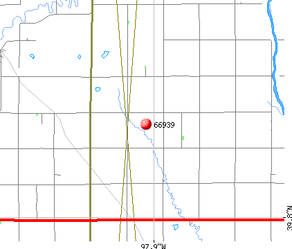 Courtland, KS (66939) map