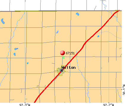 Walton, KS (67151) map