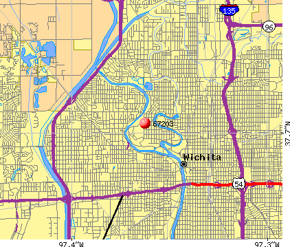 Free wichita zip code map