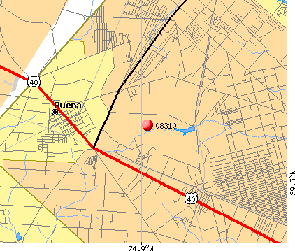 Buena, NJ (08310) map