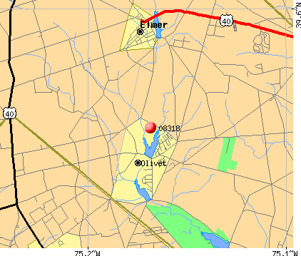 Olivet, NJ (08318) map