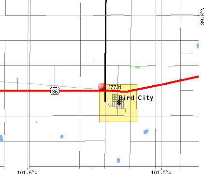 Bird City, KS (67731) map