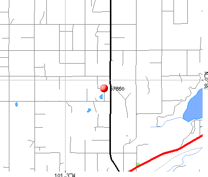 Lakin, KS (67860) map