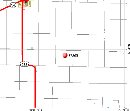 Minneola, KS (67865) map