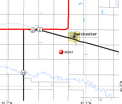 Dorchester, NE (68343) map