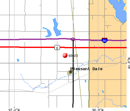 Pleasant Dale, NE (68423) map