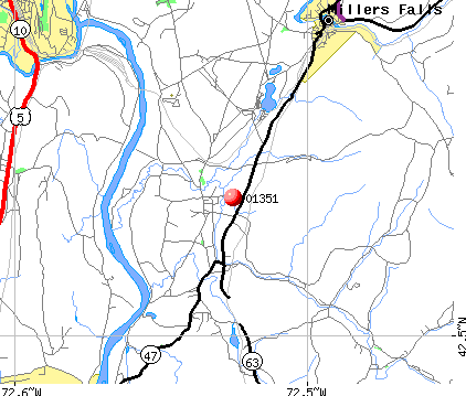 Montague, MA (01351) map