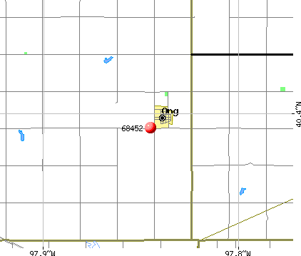 Ong, NE (68452) map