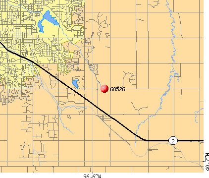 Lincoln, NE (68526) map