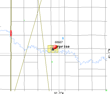 Surprise, NE (68667) map