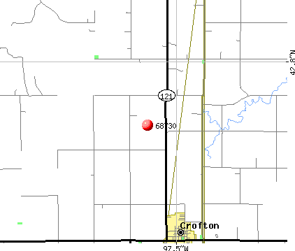 Crofton, NE (68730) map
