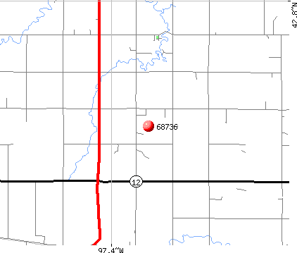 grains de fordyce. Fordyce, NE (68736) map