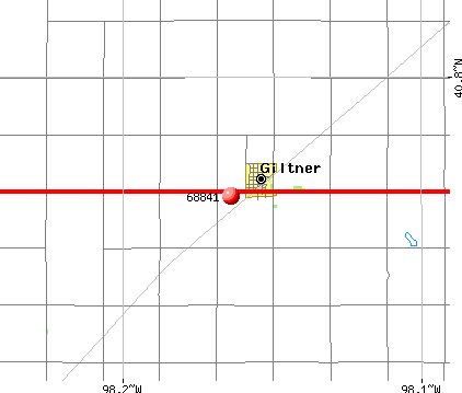 Giltner, NE (68841) map