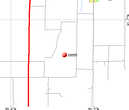 Mason City, NE (68855) map