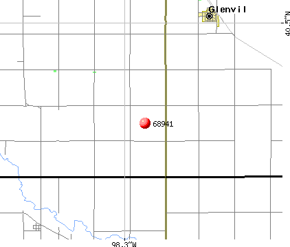 Glenvil, NE (68941) map