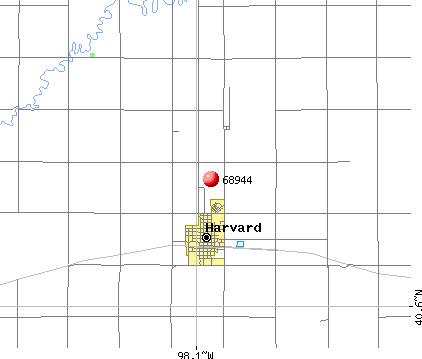 Harvard, NE (68944) map