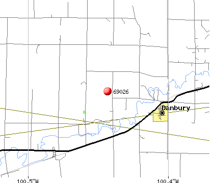 Danbury, NE (69026) map