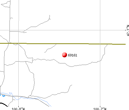 Seneca, NE (69161) map