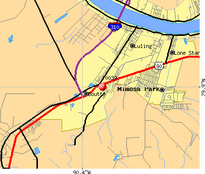 Boutte, LA (70039) map