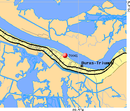 Buras-Triumph, LA (70041) map