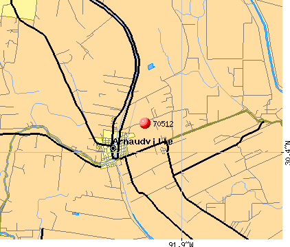 Arnaudville, LA (70512) map