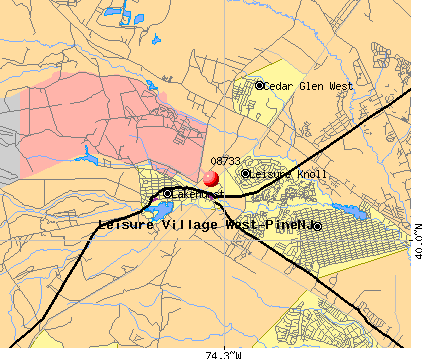 Lakehurst, NJ (08733) map