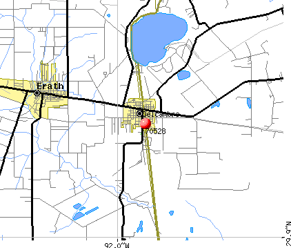 Delcambre, LA (70528) map