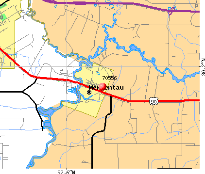 Mermentau, LA (70556) map