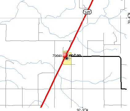 Fenton, LA (70640) map