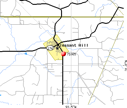 Pleasant Hill, LA (71065) map