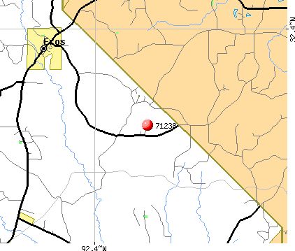 Eros, LA (71238) map
