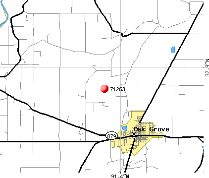 Oak Grove, LA (71263) map