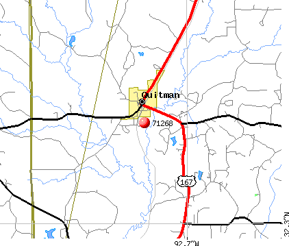 North Hodge, LA (71268) map
