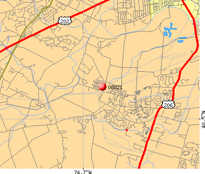 08821 map