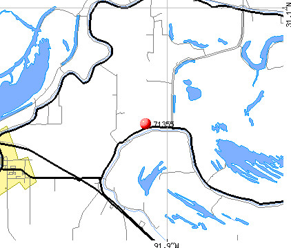 Moreauville, LA (71355) map