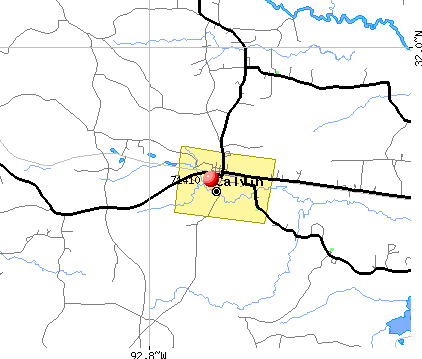 Calvin, LA (71410) map