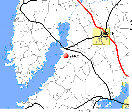 Noble, LA (71462) map