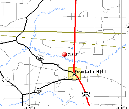 Fountain Hill, AR (71642) map
