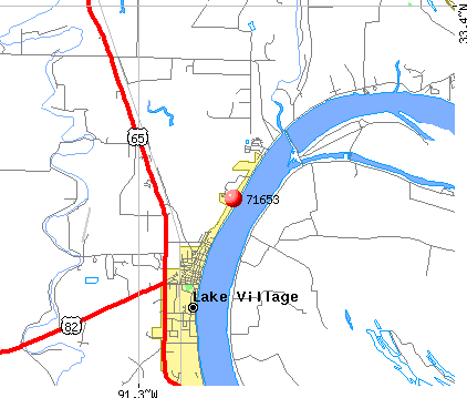 Lake Village, AR (71653) map