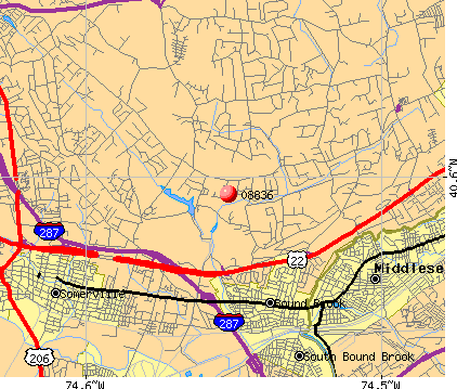 08836 map