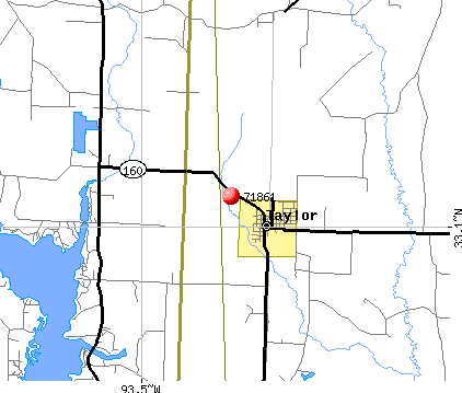Taylor, AR (71861) map