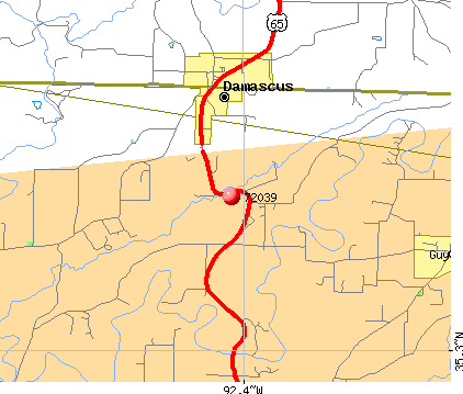 Twin Groves, AR (72039) map